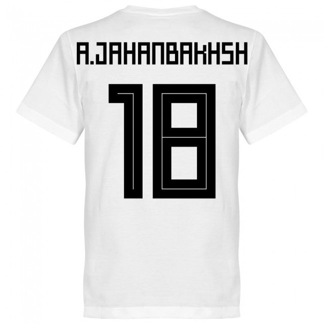 Iran A. Jahanbakhsh 18 Team T-Shirt - White