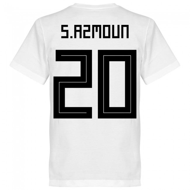 Iran Azmoun 20 Team T-Shirt - White