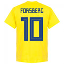 Sweden Forsberg 10 Team T-Shirt - Yellow