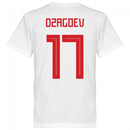 Russia Dzagoev 17 Team T-Shirt - White