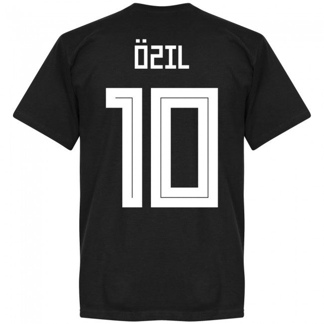 Germany Özil 10 Team T-Shirt - Black