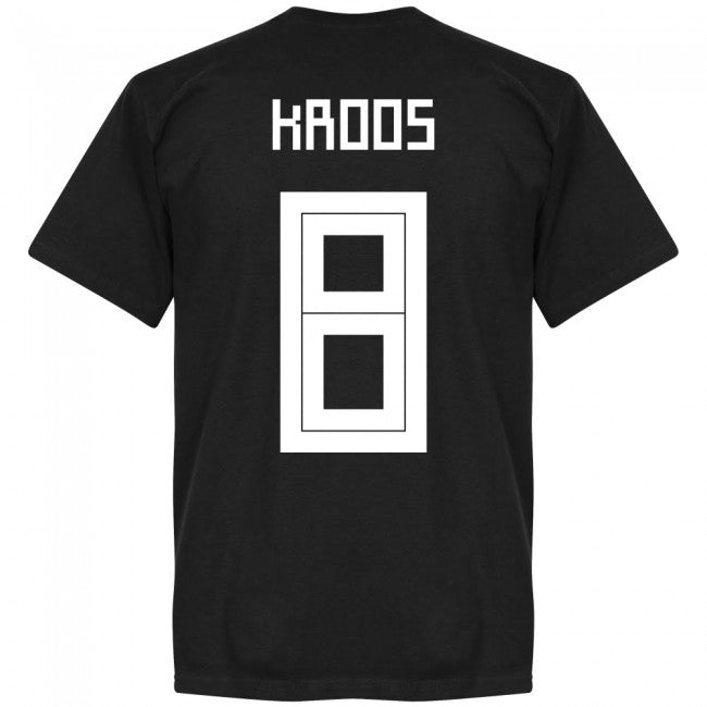 Germany Kroos 8 Team T-Shirt - Black