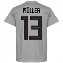 Germany Müller 13 Team T-Shirt - Grey