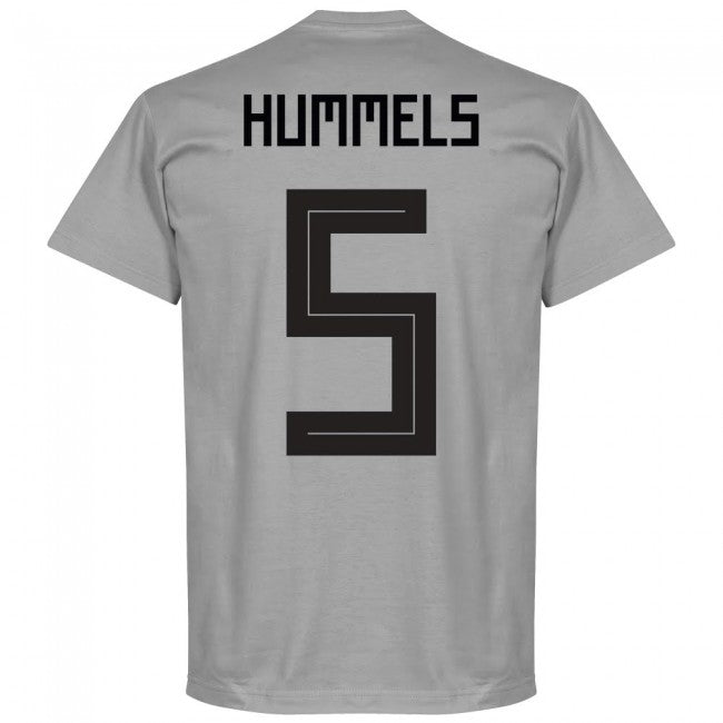 Germany Hummels 5 Team T-Shirt - Grey