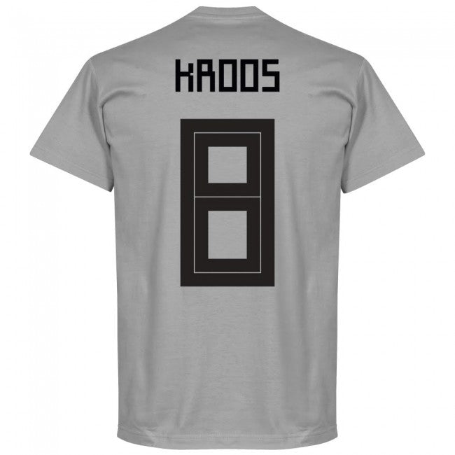 Germany Kroos 8 Team T-Shirt - Grey