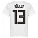 Germany Müller 13 Team T-Shirt - White