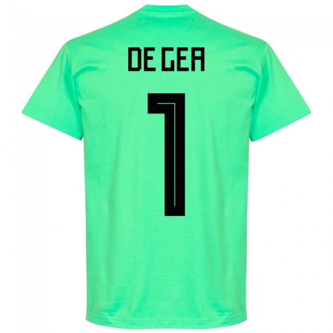 Spain De Gea 1 Team T-Shirt - Caribbean Blue