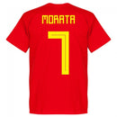 Spain Morata 7 Team T-Shirt - Red