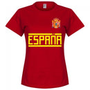 Spain Team Womens J.Hermoso 10 T-shirt - Red