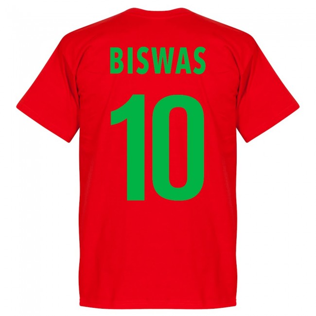 Bangladesh Biswas 10 Team T-Shirt - Red