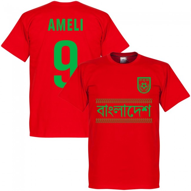 Bangladesh Biswas 10 Team T-Shirt - Red