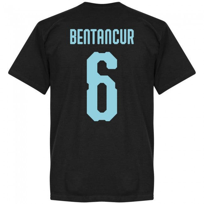 Uruguay Bentancur 6 Team T-Shirt - Black