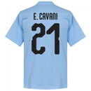 Uruguay Cavani 21 Team KIDS T-Shirt - Sky