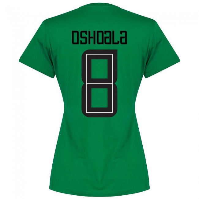 Nigeria Team Womens Oshoala 8 T-shirt - Green