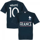 France Mbappe 10 Team T-Shirt - Navy