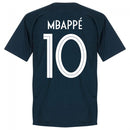 France Team KIDS Mbappé 10 T-shirt - Navy