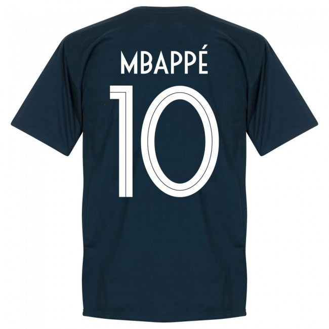 France Team KIDS Mbappé 10 T-shirt - Navy