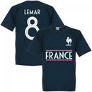 France Lemar 8 Team T-Shirt - Navy