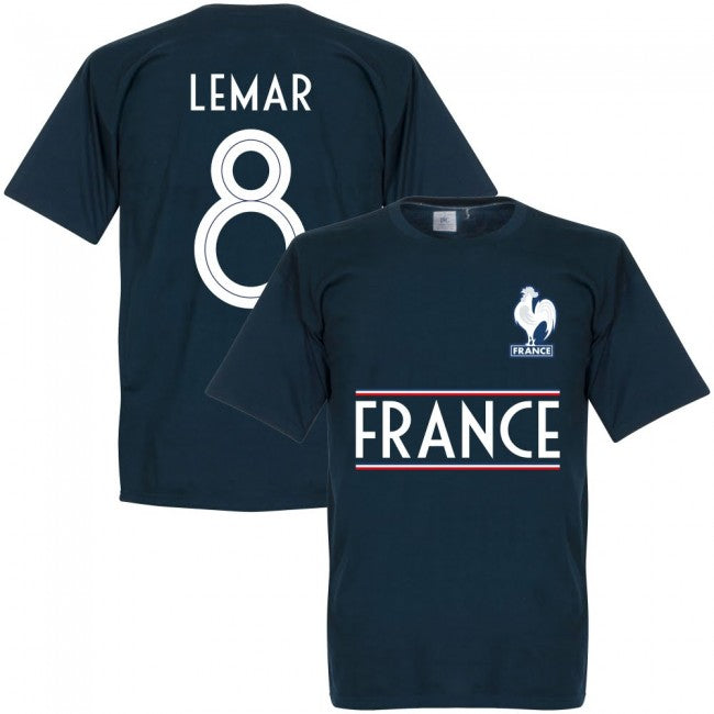 France Lemar 8 Team T-Shirt - Navy