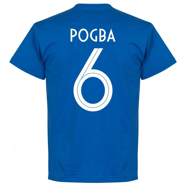 France Pogba 6 Team T-Shirt - Royal
