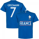 France Griezmann 7 Team T-Shirt - Royal