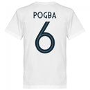 France Pogba 6 Team T-Shirt - White