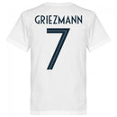 France Griezmann 7 Team T-Shirt - White