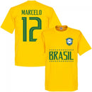 Brasil Marcelo 12 Team T-Shirt - Yellow