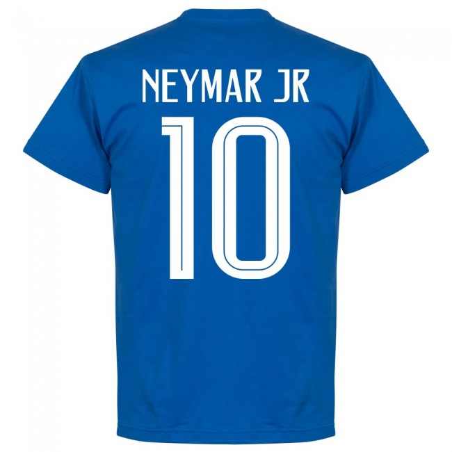 Brazil Neymar Jr 10 Team T-Shirt - Royal