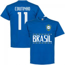 Brazil Coutinho 11 Team T-Shirt - Royal