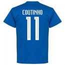 Brazil Coutinho 11 Team T-Shirt - Royal