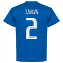 Brazil T. Silva 2 Team T-Shirt - Royal