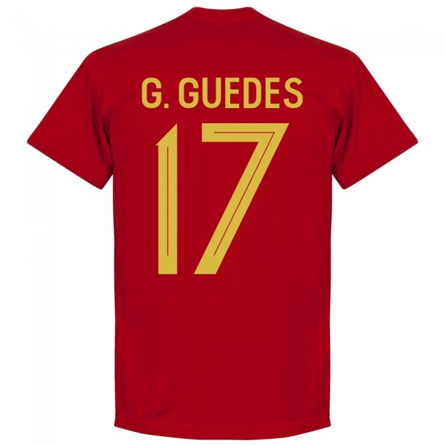 Portugal G. Guedes 17 Team T-Shirt - Red