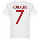 Portugal Ronaldo 7 Team T-Shirt - White