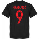 Croatia Kramaric 9 Team T-Shirt - Black