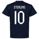 England Sterling 10 Team T-Shirt - Navy