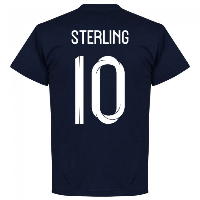England Sterling 10 Team T-Shirt - Navy