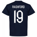 England Rashford 19 Team T-Shirt - Navy