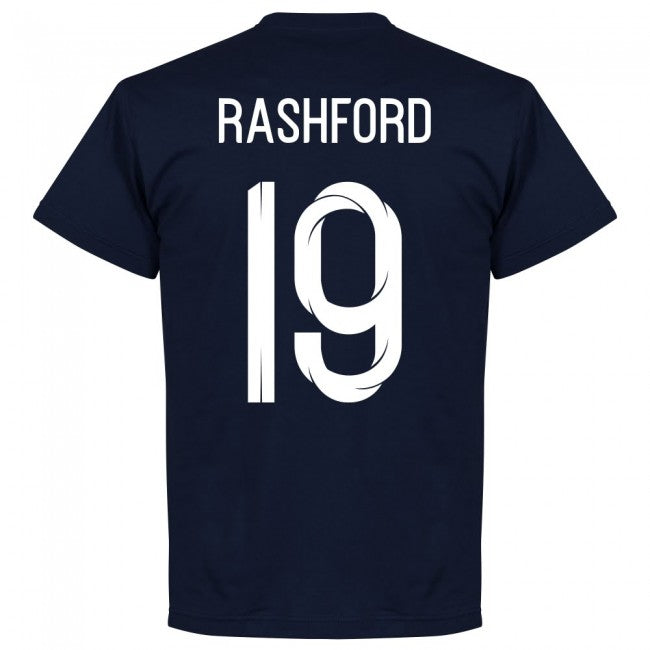England Rashford 19 Team T-Shirt - Navy