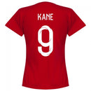 England Kane 9 Team Womens T-Shirt - Red