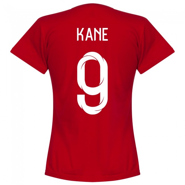 England Kane 9 Team Womens T-Shirt - Red