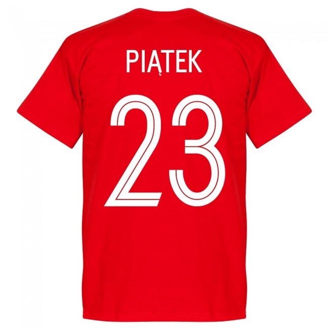 Poland Piatek 23 Team T-Shirt - Red