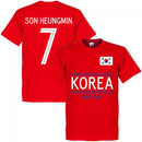 Korea Son Heungmin 7 Team T-Shirt - Red