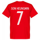Korea Son Heungmin 7 Team T-Shirt - Red
