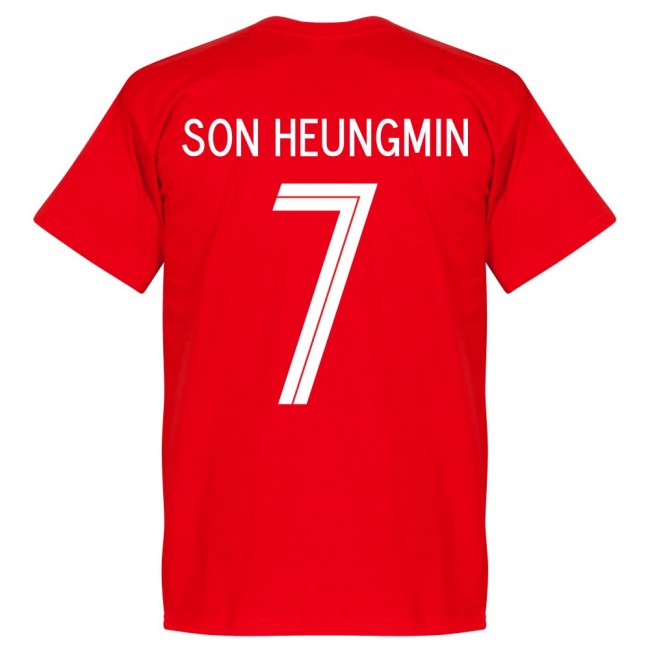 Korea Son Heungmin 7 Team T-Shirt - Red