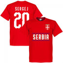 Serbia Sergej 20 Team T-Shirt - Red