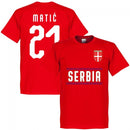 Serbia Matic 21 Team T-Shirt - Red