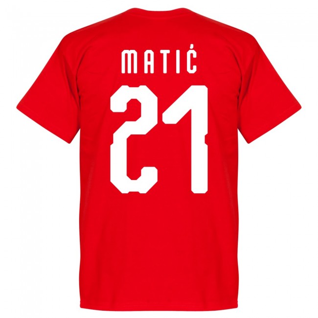 Serbia Matic 21 Team T-Shirt - Red
