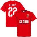 Serbia Ljajic 22 Team T-Shirt - Red