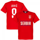 Serbia Jovic 9 Team T-Shirt - Red